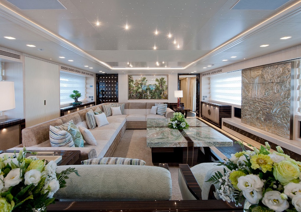 Scorpio Sanlorenzo interior lounge