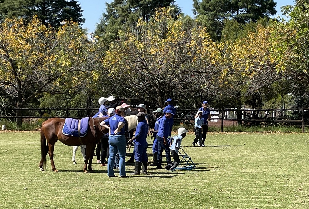Equine therapy at the Earth Centre in South Africa