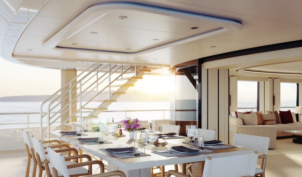 Sakura-Feadship-72-metre Exterior Dining