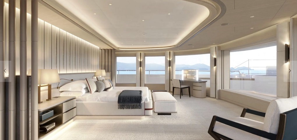 Sakura-Feadship-72-metre Interior Owners Stateroom