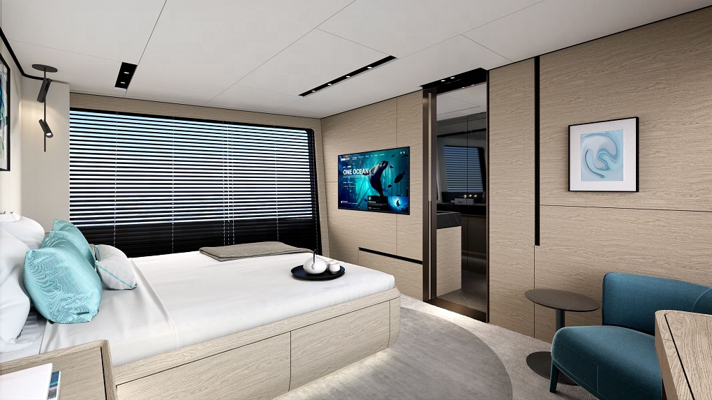 MAZU 92DS 28.45 metre Mazu Yachts Exterior Master Bedroom