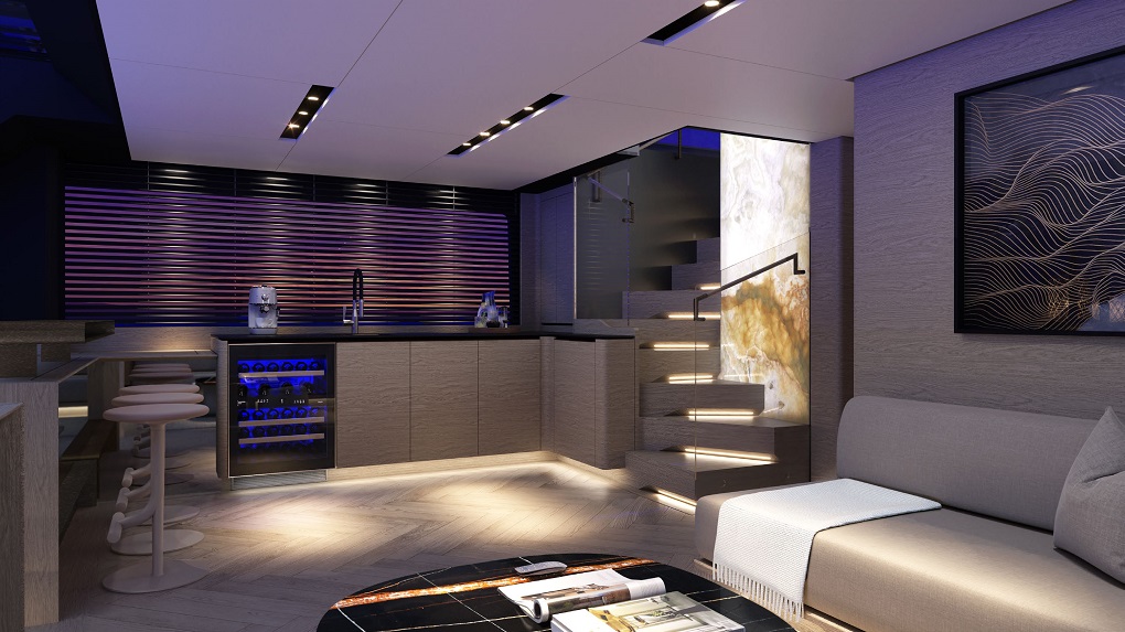 MAZU 92DS 28.45 metre Mazu Yachts interior lounge