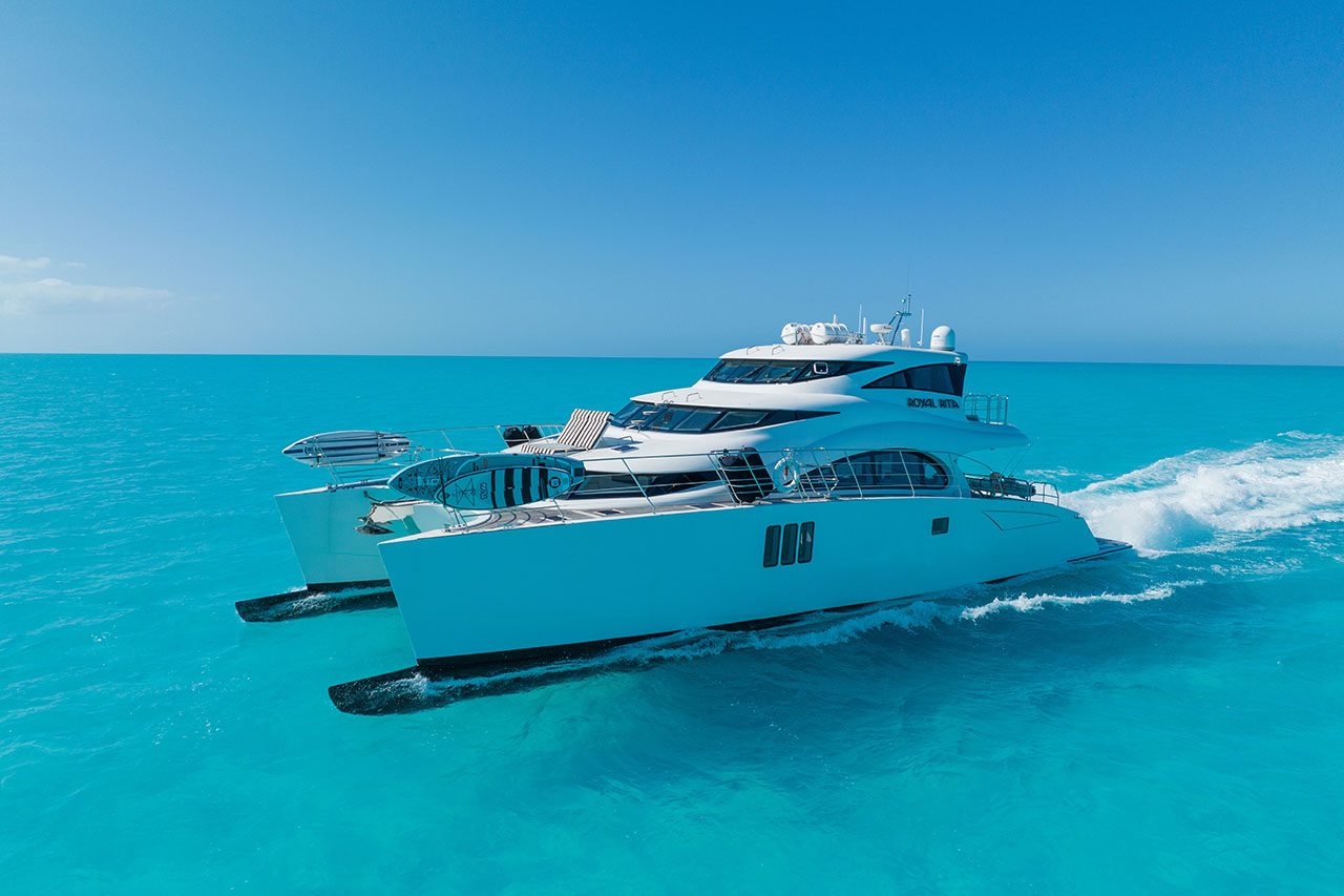 Luxurious 80-Foot Sunreef Power Catamaran “Royal Rita” – New CA for Sale in the Bahamas