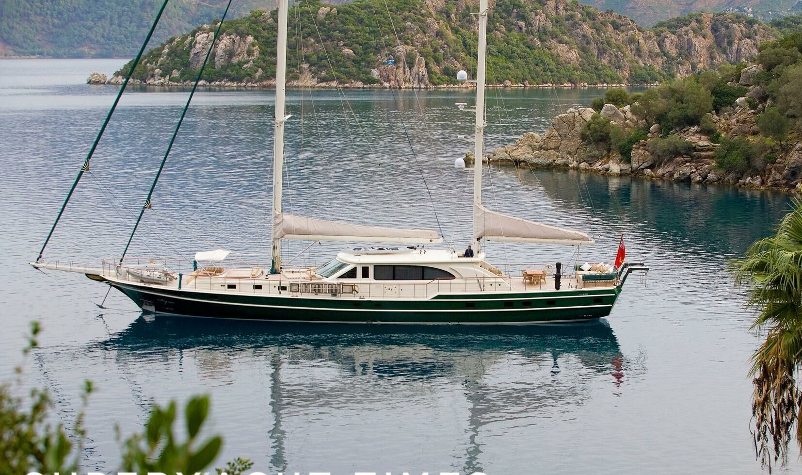 S/Y SAILING NOUR: A Luxurious 37-Meter Gulet Sailing Yacht Listed for Sale